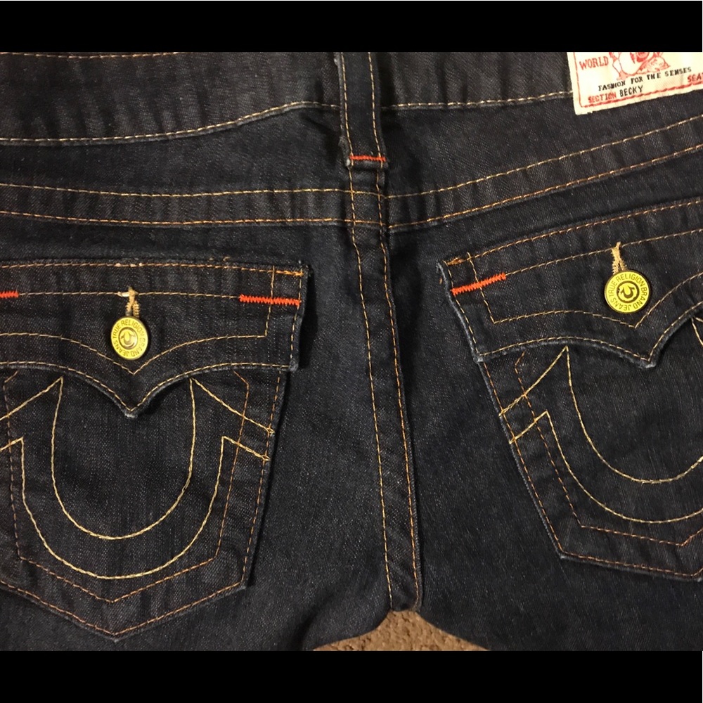 True Religion Low Rise Becky Boot Cut  Sz 29